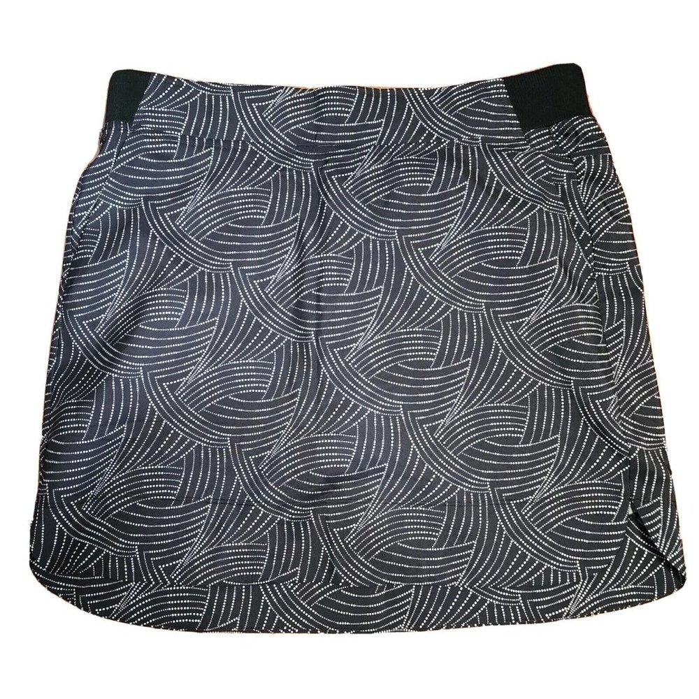 Cypress Club Skort Womens Size M Medium Black White Athletic Active Golf